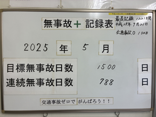 無事故5月